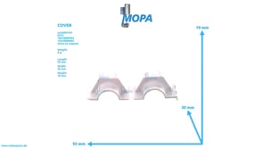 COVER - 735233000104 suitable for MTU engines