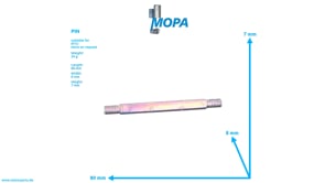 PIN - 8690740348 suitable for MTU engines