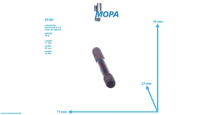 STUD - 06062260814 suitable for MAN D-engines