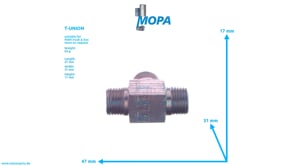 T-UNION - 06711302107 suitable for MAN D engines