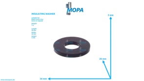 INSULATING WASHER - 51261340010 suitable for MAN D-engines INSULATING WASHER - 51261340010 suitable for MAN D-engines