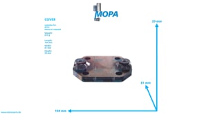 COVER - 5580100435 suitable for MTU engines