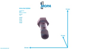 HOHLSCHRAUBE - 915047006202 passend für MTU Motoren
