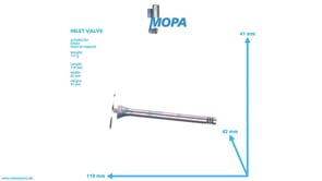 INLET VALVE - 12160571 suitable for Deutz engines