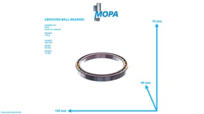 RILLENKUGELLAGER - 200625961801 passend für MTU Motoren