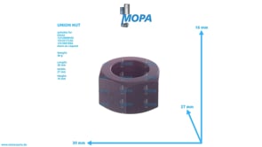 UNION NUT - 01119050 suitable for Deutz engines