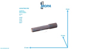 LOCATING PIN - 04001309 suitable for MWM & Deutz engines