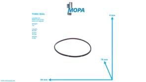 TORIC SEAL - 06563412220 suitable for MAN D engines