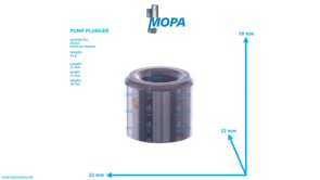 PUMP PLUNGER - 12155546 suitable for Deutz engines