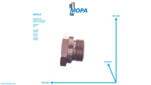 NIPPEL - 51981300640 passend für MAN D-Motoren