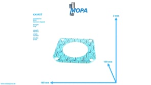 GASKET - 5731840180 suitable for MTU engines