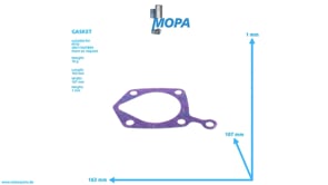 GASKET - 5841810980 suitable for MTU engines
