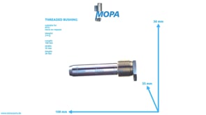 THREADED BUSHING - 5849970716 suitable for MTU engines