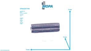 STRAIGHT PIN - 0000170023 suitable for MTU engines