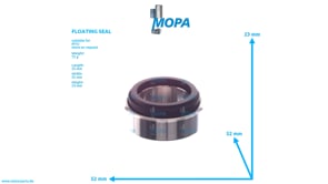 FLOATING SEAL - 0002016019 suitable for MTU engines