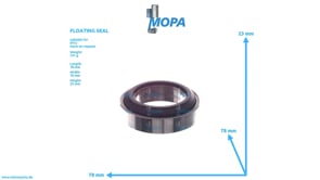 FLOATING SEAL - 0002018319 suitable for MTU engines