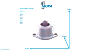 RESILIENT ELEMENT - 0002372011 suitable for MTU engines RESILIENT ELEMENT - 0002372011 suitable for MTU engines