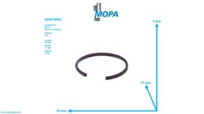 SNAP RING - 007993026200 suitable for MTU engines