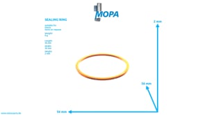 SEALING RING - 01157907 suitable for Deutz engines