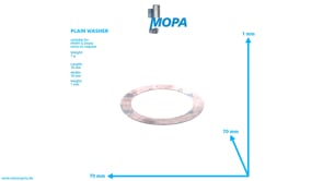 PLAIN WASHER - 02170913 suitable for MWM & Deutz engines