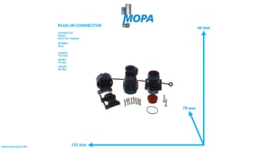 PLUG-IN CONNECTOR - 04199615 suitable for Deutz engines