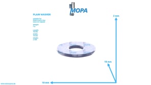PLAIN WASHER - 06151930307 suitable for MAN D engines