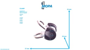 CLAMP - 06673101030 suitable for MAN D engines