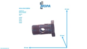 HOLLOW SCREW - 06783404108 suitable for MAN D-engines