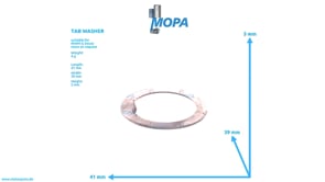 TAB WASHER - 12028430 suitable for MWM & Deutz engines