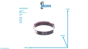 VALVE SEAT - 12188205 suitable for Deutz engines