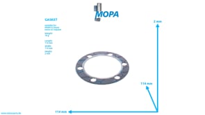 GASKET - 12904810 suitable for MWM & Deutz engines