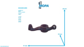 ROCKER ARM - 20020044 suitable for Deutz engines