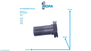 OELDRUCKVENTIL - 51054056004 passend für MAN D-Motoren OELDRUCKVENTIL - 51054056004 passend für MAN D-Motoren