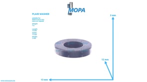 PLAIN WASHER - 51907100032 suitable for MAN D-engines