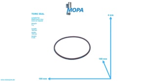 TORIC SEAL - 51965010500 suitable for MAN D engines