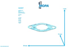 DICHTUNG - 5240140080 passend für MTU Motoren