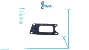 GASKET - 5241420580 suitable for MTU engines GASKET - 5241420580 suitable for MTU engines