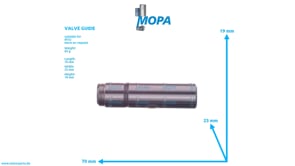 VALVE GUIDE - 5550534244 suitable for MTU engines VALVE GUIDE - 5550534244 suitable for MTU engines