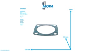 GASKET - 5841810780 suitable for MTU engines