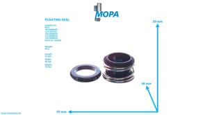 FLOATING SEAL - 8692010024 suitable for MTU engines