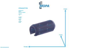 STRAIGHT PIN - 01101334 suitable for Deutz engines