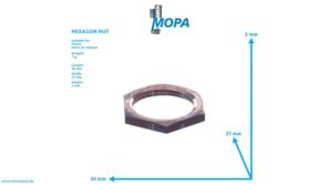 HEXAGON NUT - 01211035 suitable for Deutz engines