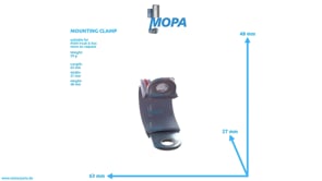 MOUNTING CLAMP - 06673002236 suitable for MAN D-engines