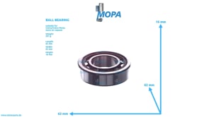 KUGELLAGER - 1542870 passend für Volvo/Volvo Penta Motoren