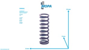 SPRING - 1699454 suitable for Volvo/Volvo Penta engines
