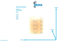INSULATING BUSH - 50261340001 suitable for MAN D-engines