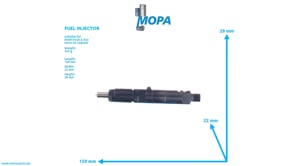 FUEL INJECTOR - 51101007400 suitable for MAN D engines