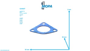 GASKET - 5502035080 suitable for MTU engines GASKET - 5502035080 suitable for MTU engines
