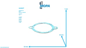 GASKET - 5540720280 suitable for MTU engines