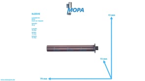 SLEEVE - 5550750155 suitable for MTU engines